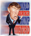 Cartoon: DONALD BIRTHER TRUMP (small) by Fred Makubuya tagged donald trump elections birther 2012 politics