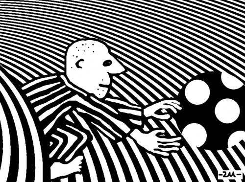 Cartoon: ball (medium) by zu tagged ball,bars
