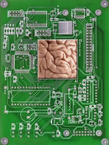 Cartoon: Intelligent circuit (medium) by zu tagged ai,circuit,intelligent