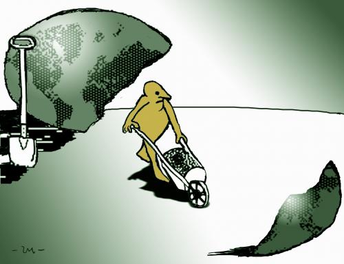 Cartoon: perestroika (medium) by zu tagged work,perestroika,world