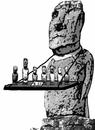 Cartoon: Easter Islands (small) by zu tagged tourism,easter,island