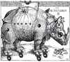 Cartoon: Hommage a Rhynocerus (small) by zu tagged dürer,rhynocerus