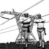 Cartoon: Power (small) by zu tagged power,wire,artist,strongman
