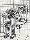 Cartoon: razor (small) by zu tagged razor skull