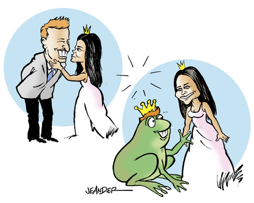 Cartoon: Surprise (medium) by jeander tagged tags,royal,wedding,kate,william,marriage,charlesqueen,buckingham,palace,windsor,mountbatten,technique,other,royal wedding,kate,william,hochzeit,royal,wedding