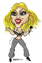 Cartoon: Madonna (small) by jeander tagged madonna artist singer