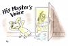 Cartoon: His masters voice (small) by rakbela tagged rb,dog,sing,song