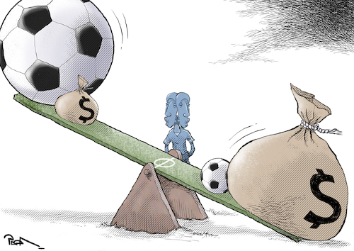 Cartoon: New registration wave in Soccer (medium) by Popa tagged fifa,soccer,football