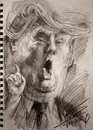 Cartoon: Trump a Dengerous A-Hole (small) by ylli haruni tagged trump,donald,dengerous,asshole,presidential,election,republicans,democrats