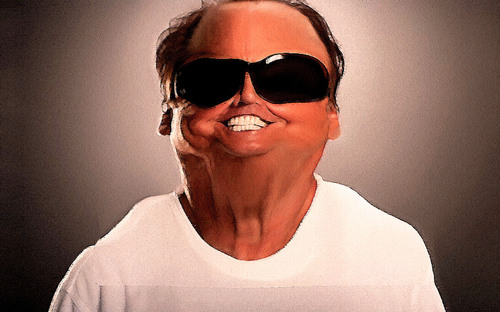 Cartoon: Jack Nicholson (medium) by hakanipek tagged artist,star,hollywood,movie,cinema