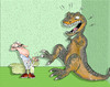 Cartoon: please exaggeration! (small) by hakanipek tagged google,translate,fear,dinosaur,vaccines,doctors,examination