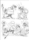 Cartoon: street fighter (small) by hakanipek tagged fight,fighter,savagery,poor