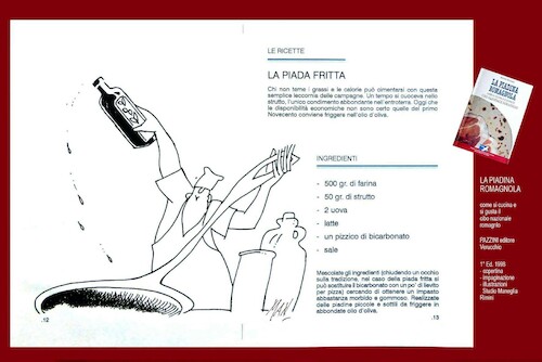 Cartoon: andando per pagine (medium) by Enzo Maneglia Man tagged illustrazioni,disegni,libri,di,cucina,romagnoli