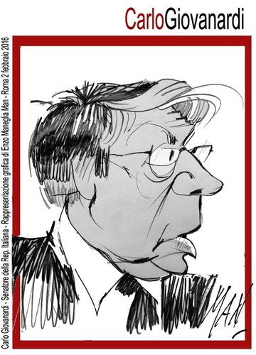 Cartoon: Carlo Giovanardi (medium) by Enzo Maneglia Man tagged maneglia,graficaman,senatore,italiano,politico,giovanardi,carlo,caricature
