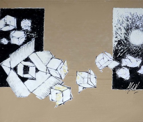 Cartoon: i rinnovabili (medium) by Enzo Maneglia Man tagged arte,povera,pittura,anni,1970,cartoni,di,man,collezione,privata
