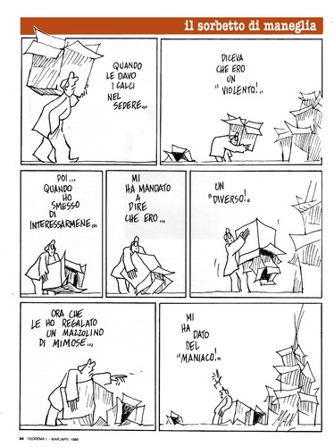 Cartoon: il cassonettaro (medium) by Enzo Maneglia Man tagged cassonettari