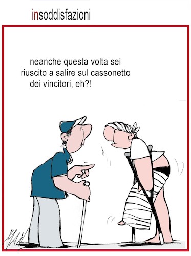 Cartoon: insoddisfazioni (medium) by Enzo Maneglia Man tagged vignette,umorismo,grafico,spilli,satira,politica,elezioni,italiane,grafica,man,maneglia,fighillearte