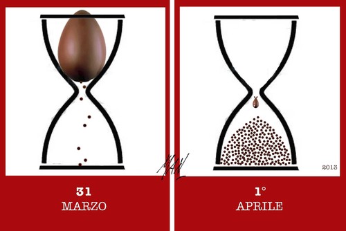 Cartoon: Primo aprile 2013 (medium) by Enzo Maneglia Man tagged 2013,primoaprile,umorismo