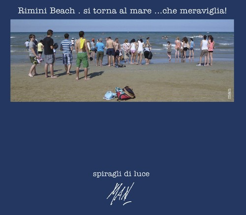 Cartoon: rimini beach (medium) by Enzo Maneglia Man tagged spiragli