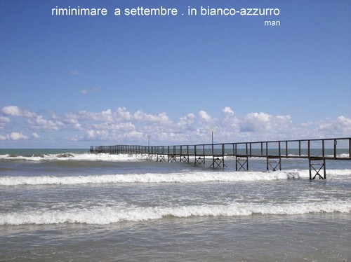Cartoon: Rimini mare a settembre (medium) by Enzo Maneglia Man tagged rimini,mare,settembre,2015