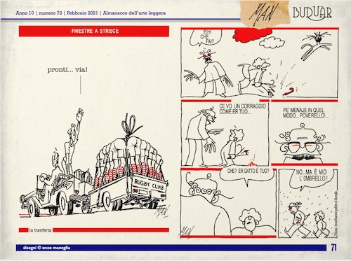 Cartoon: BUDUAR 72 (medium) by Enzo Maneglia Man tagged vignette,umorismo,grafico,racconti,satira,del,aforismi,battute,varie00
