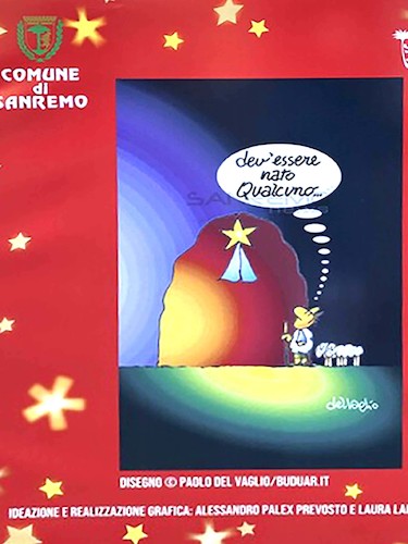 Cartoon: Umorismo sui Cubi a Sanremo2020 (medium) by Enzo Maneglia Man tagged vignette,umorismo,sui,cubi,sanremo,natale,2020,buduar,almanacco,umoristico