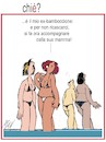Cartoon: bamboccioni (small) by Enzo Maneglia Man tagged vignette,umorismo,grafico,spilli,bagnanti,di,maneglia,piccolomuseo,fighille,fihghillearte