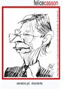 Cartoon: Casson (small) by Enzo Maneglia Man tagged caricatura,felice,casson,senatore,dissidente,maneglia,enzo