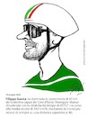 Cartoon: Filippo Ganna (small) by Enzo Maneglia Man tagged caricature,filippo,ganna,ciclismo,sport