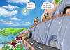 Cartoon: Radfahrer am Berg (small) by rene tagged rad,velo,radfahrer,bergfahren,sport,überwindung,anstrengung,berg