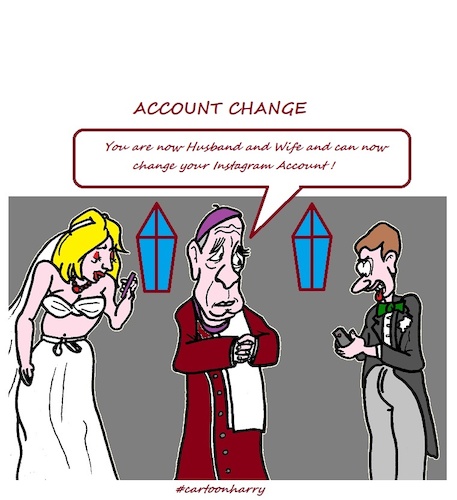 Cartoon: Account Change (medium) by cartoonharry tagged account,cartoonharry