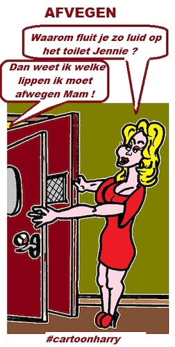 Cartoon: Afvegen (medium) by cartoonharry tagged afvegen,cartoonharry