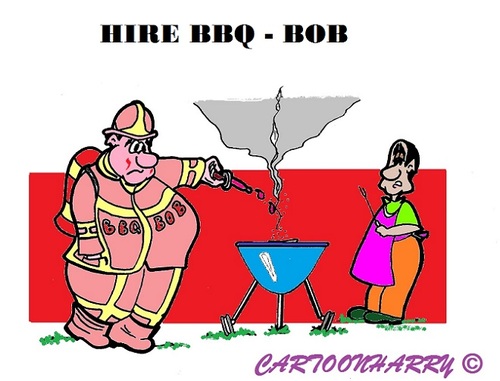 Cartoon: BBQ-BOB (medium) by cartoonharry tagged hire,bbq,bob,toonpool