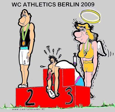 Cartoon: Berlin 2009 (medium) by cartoonharry tagged athletics,incredible,berlin