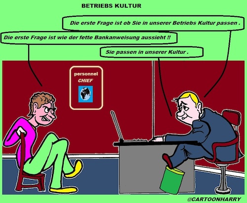 Cartoon: Betriebs (medium) by cartoonharry tagged betrieb,kultur,cartoonharry