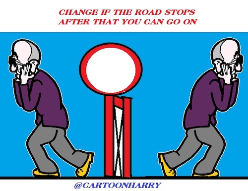 Cartoon: Change (medium) by cartoonharry tagged change