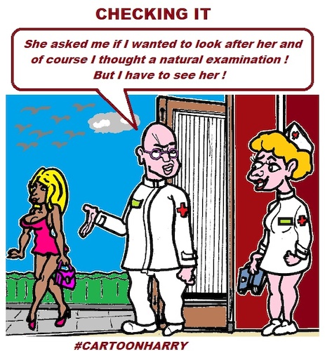 Cartoon: Check it (medium) by cartoonharry tagged check,cartoonharry