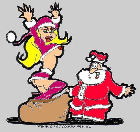 Cartoon: Christmas Girl1 (medium) by cartoonharry tagged christmas,xmas,sexy,girl,cartoonharry