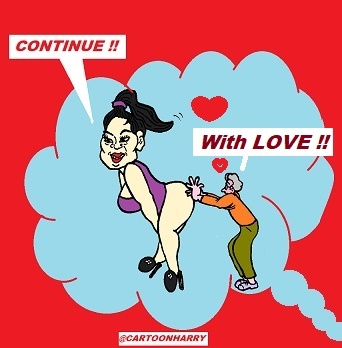 Cartoon: Continue (medium) by cartoonharry tagged love,continue,cartoonharry