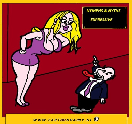 Cartoon: Expressive (medium) by cartoonharry tagged expressive,little,man,cartoon,nymphs,nyths,emotion,cartoonist,cartoonharry,dutch,toonpool
