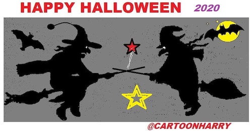 Cartoon: Halloween 2020 (medium) by cartoonharry tagged halloween2020,cartoonharry