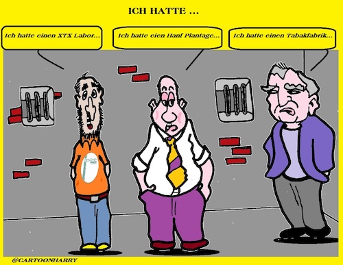 Cartoon: Ich hatte ... (medium) by cartoonharry tagged hatte,cartoonharry
