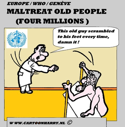 Cartoon: Ill-Treatment Old People in Euro (medium) by cartoonharry tagged tough,gingerbread,old,europe,illtreatment,cartoon,cartoonist,cartoonharry,dutch,toonpool