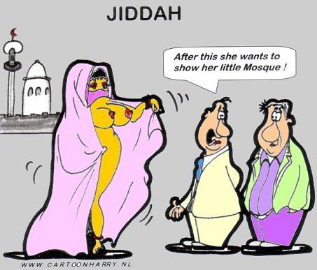 Cartoon: Jiddah (medium) by cartoonharry tagged dance,mosque,naked,girl