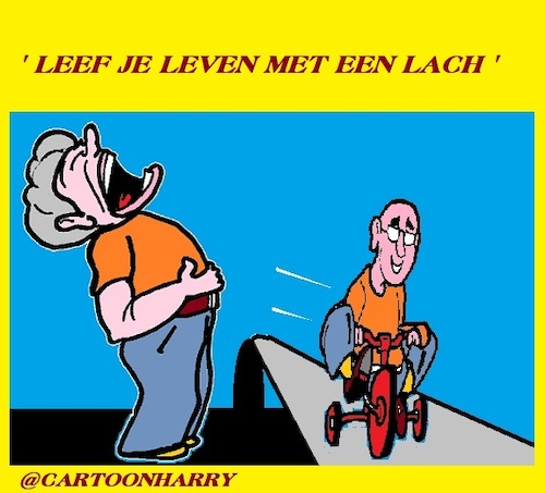 Cartoon: Lachen (medium) by cartoonharry tagged lachen