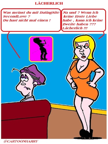 Cartoon: Lächerlich (medium) by cartoonharry tagged cartoonharry