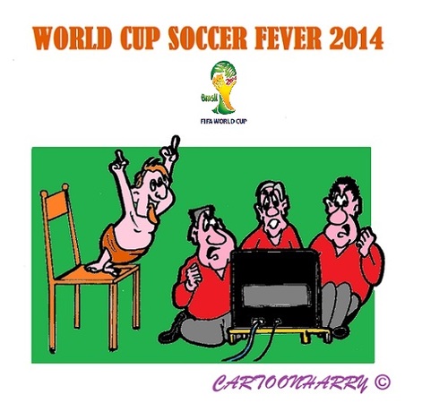 Cartoon: Men s World (medium) by cartoonharry tagged brasil,fifa,2014,worldcup,soccer,men,world