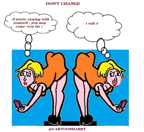 Cartoon: No Change (medium) by cartoonharry tagged change,cartoonharry