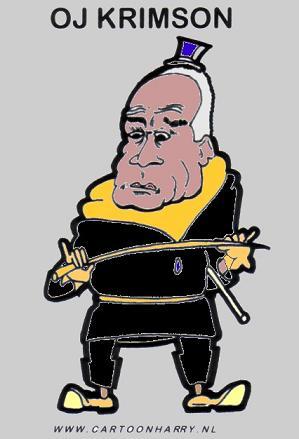 Cartoon: OJSimpson (medium) by cartoonharry tagged murder,krimson,jail