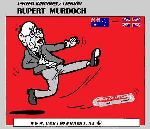 Cartoon: Rupert Murdoch (medium) by cartoonharry tagged toonpool,cartoonharry,cartoonist,cartoon,uk,england,australian,murdoch,rupert,rubbish,newsoftheworld